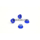 1/10 RC Car 4mm Alloy Anti-Loose Wheel Rim Lock Nut 4pcs - Dark Blue