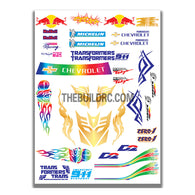 AQ Dispersible Thin Film Colour Model Decal Brands Logos